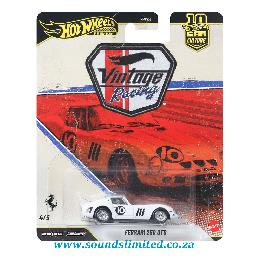 Hot Wheels Vintage Racing Ferrari 250 GTO JKF25