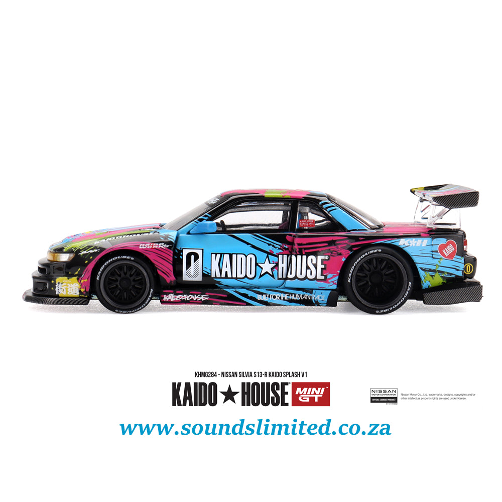Mini GT x KaidoHouse #284 Nissan Silvia S13-R Kaido Splash V1