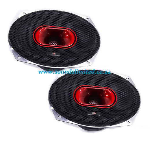 IcePower IP-S6999PRO Pro 6x9 inch Car Speakers with Horn Driver Pair
