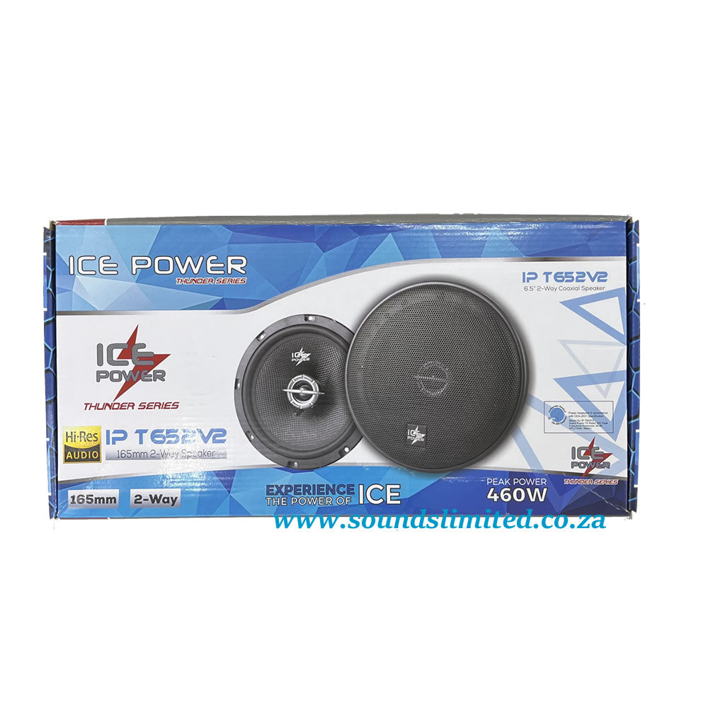 IcePower IP-T652v2 Thunder Series 6 inch 460w 2way SQ Speakers
