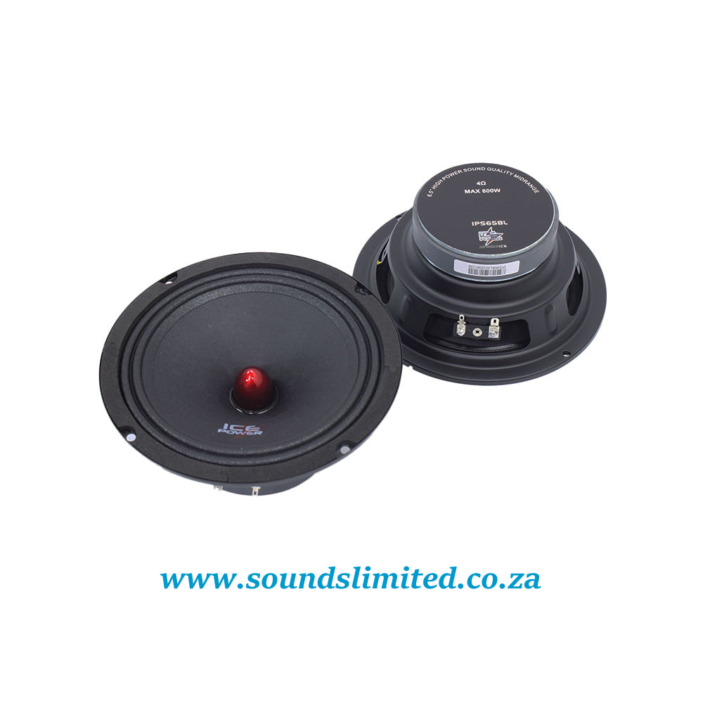 Ice Power IPS-65BL Pro Series 6.5″ 1200Watt Midrange Speakers