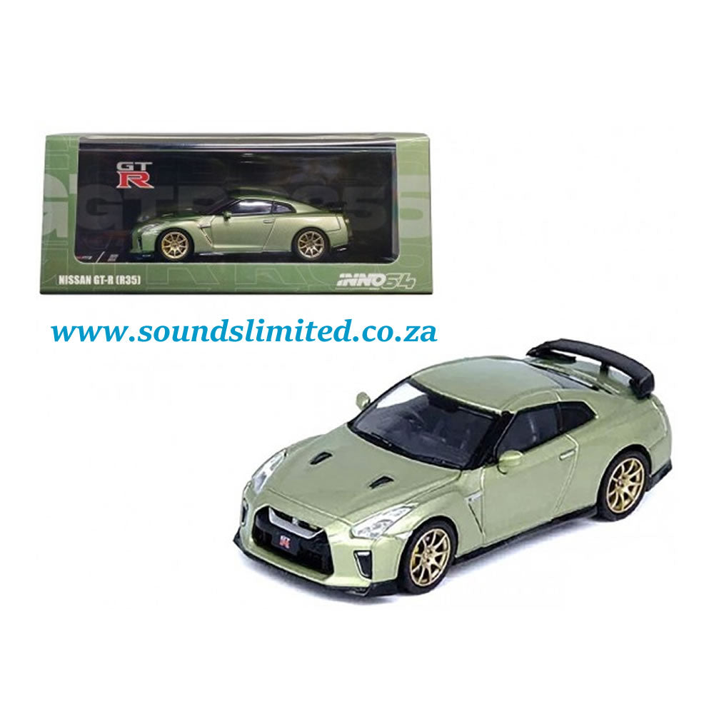 Inno64 Models 1/64 Nissan GT-R R35 Millennium Jade - IN64-R35-MJADE