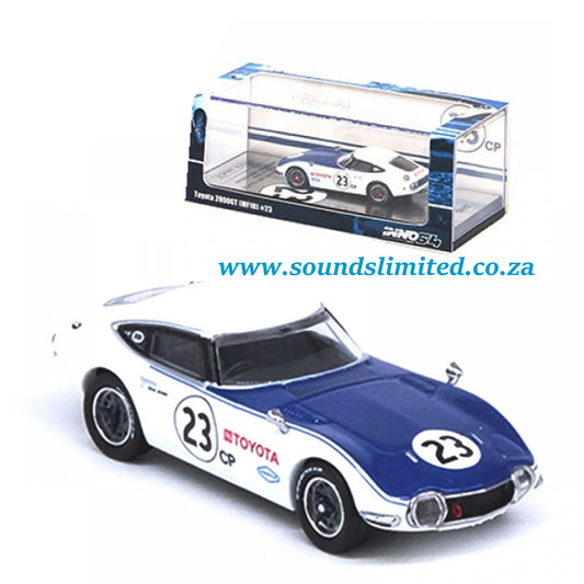 Inno64 Models 2000GT MF10 #23 Dave Jordan RHD SCCA Sports Car Club of America 1968 IN64-2000GT-SCCA68-BS