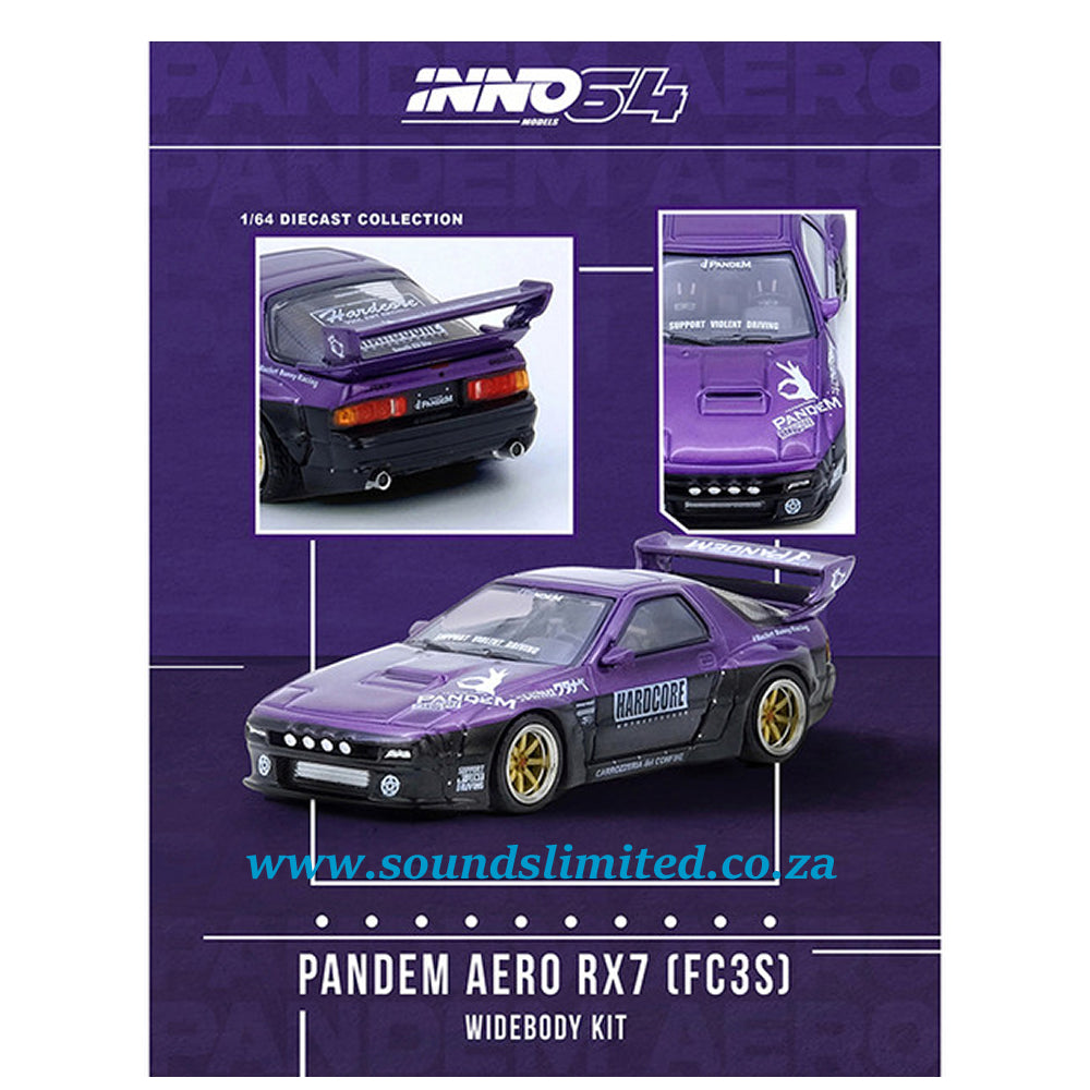Inno64 Mazda RX7 FC3S Pandem Rocket Bunny IN64-RX7FCP-PB