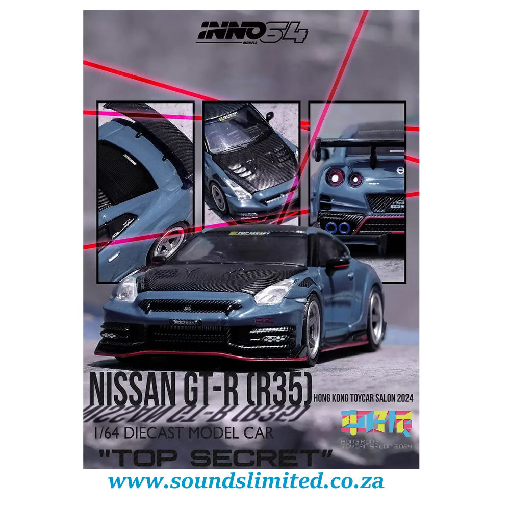 Inno64 Models 1/64 Nissan GT-R (R35) Nismo 2024 Top Secret Edition - IN64-R35TS-HKTS24