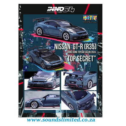 Inno64 Models 1/64 Nissan GT-R (R35) Nismo 2024 Top Secret Edition - IN64-R35TS-HKTS24