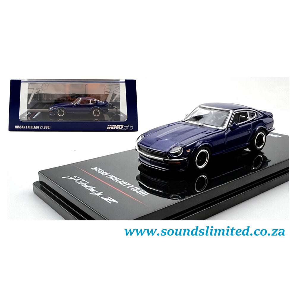 Inno64 Models 1/64 Nissan Fairlady Z 240Z S30 Dark Blue Metallic - IN64-240Z-DBM