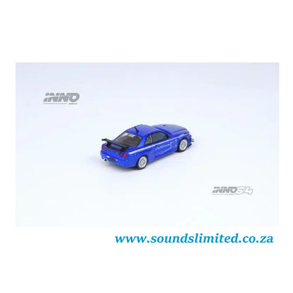 Inno64 Models 1/64 Nissan Skyline GT-R (R34) V-SPEC Tuned by “MINE’S” IN64-R34VS-MINES-BL