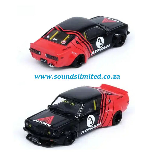 Inno64 Models 1/64 LBWK RX-3 Savanna ADVAN LIVERY - IN64-LBWKRX3-02