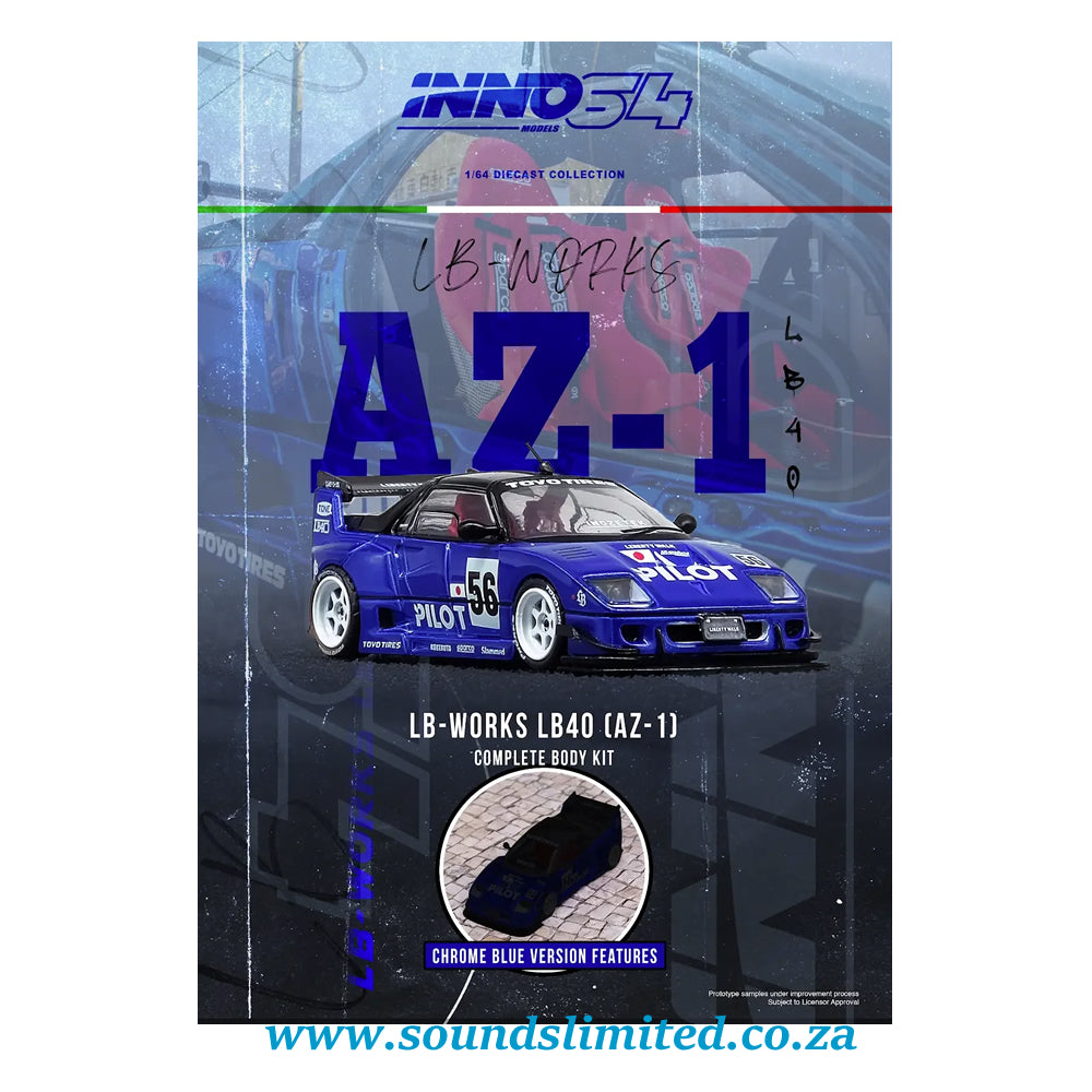 Inno64 Mazda AZ-1 Liberty Walk LB40 "Pilot" IN64-LBWK-AZ1-01