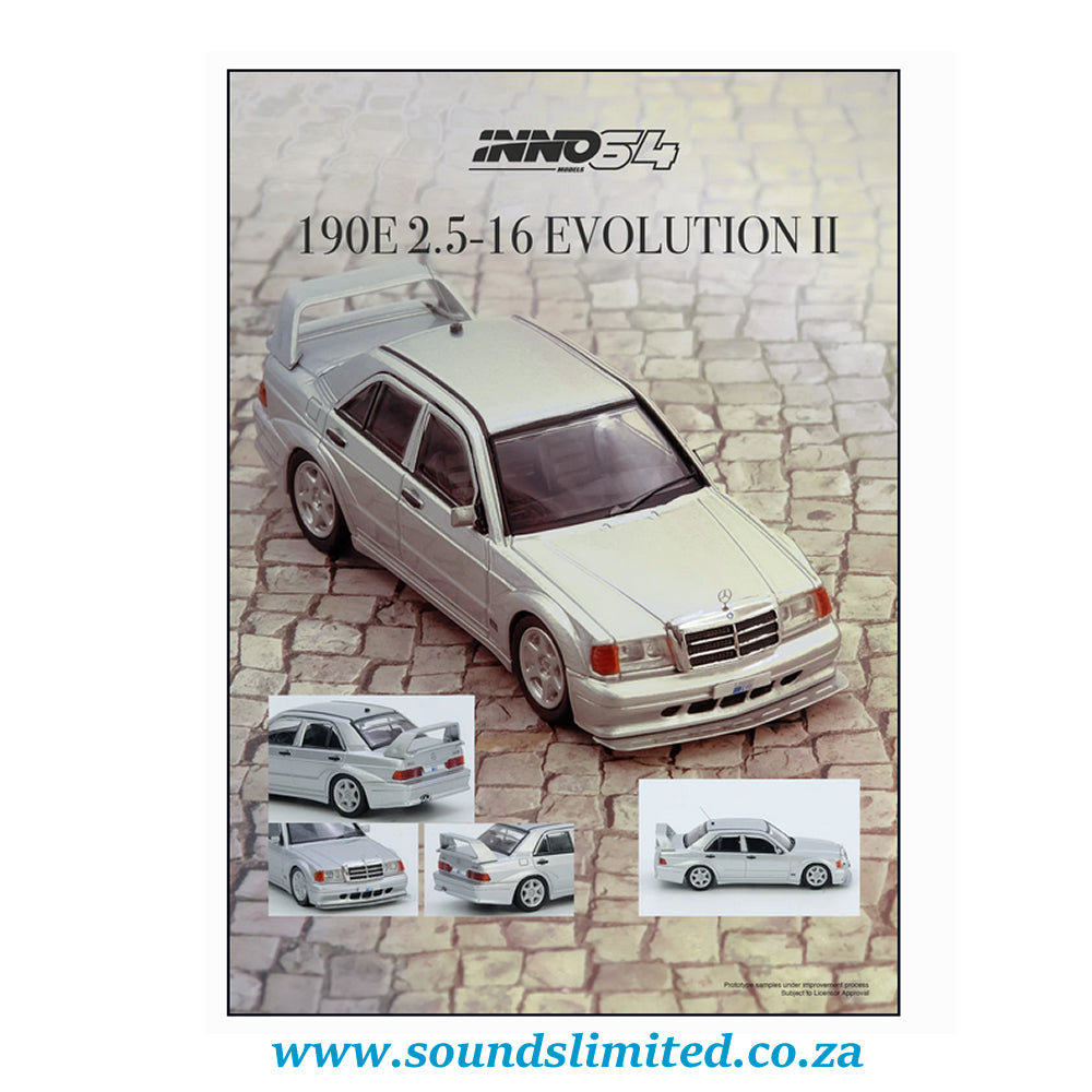 Inno64 Mercedes Benz 190E Silver IN64-190E-SIL
