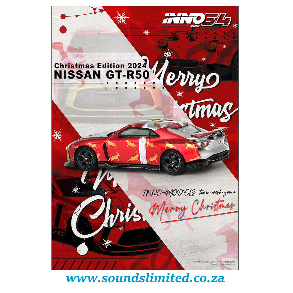 Inno64 Models Nissan GT-R50 X'mas Special Edition 2024 IN64-R50-XMAS24