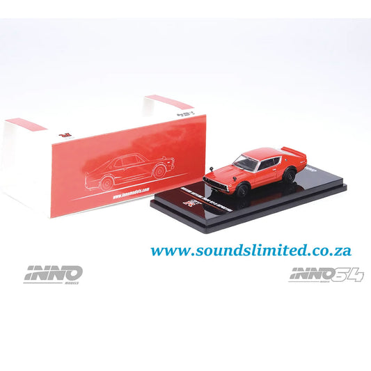 Inno64 Models Nissan Skyline 2000 GT-R (KPGC110) Red IN64-KPGC110-RED