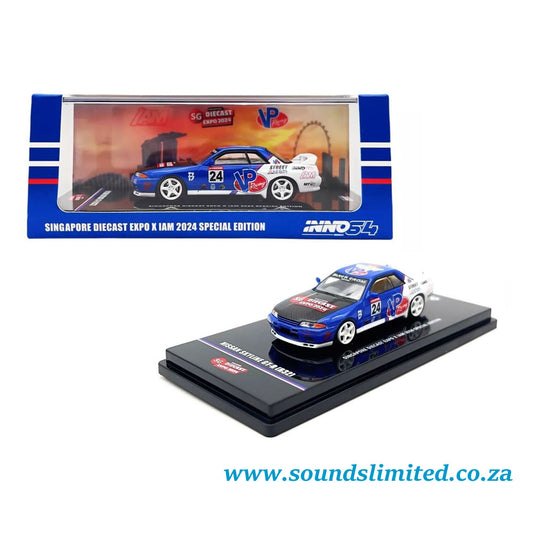 Inno64 Models 1/64 Nissan Skyline GT-R (R32) Singapore Diecast Expo 2024 Limited Edition - IN64-R32-SGDE24