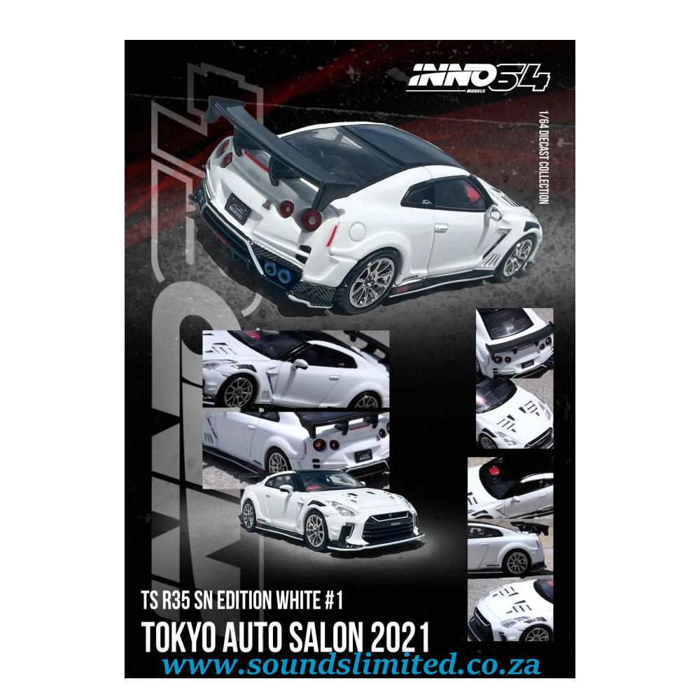 Inno64 Models 1/64 Nissan Skyline GT-R (R35) "TOP SECRET" Tokyo Auto Salon 2021 - IN64-R35TS-TAS2021