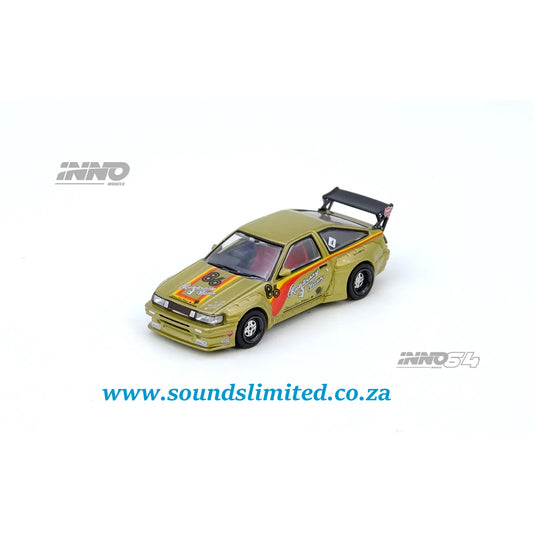 Inno64 Toyota Pandem Rocket Bunny AE86 Levin IN64-AE86P-GLD