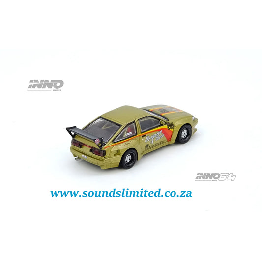 Inno64 Toyota Pandem Rocket Bunny AE86 Levin IN64-AE86P-GLD