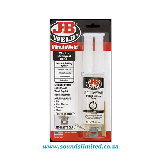 J-B Weld JBW50101 MinuteWeld Syringe