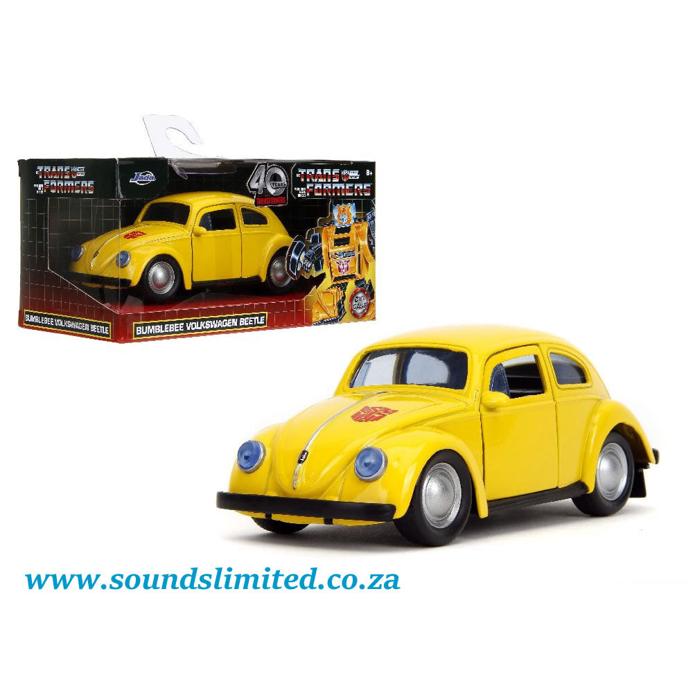 Jada 1/32 "Hollywood Rides" Transformers G1 VW Beetle Bumblebee - #35595