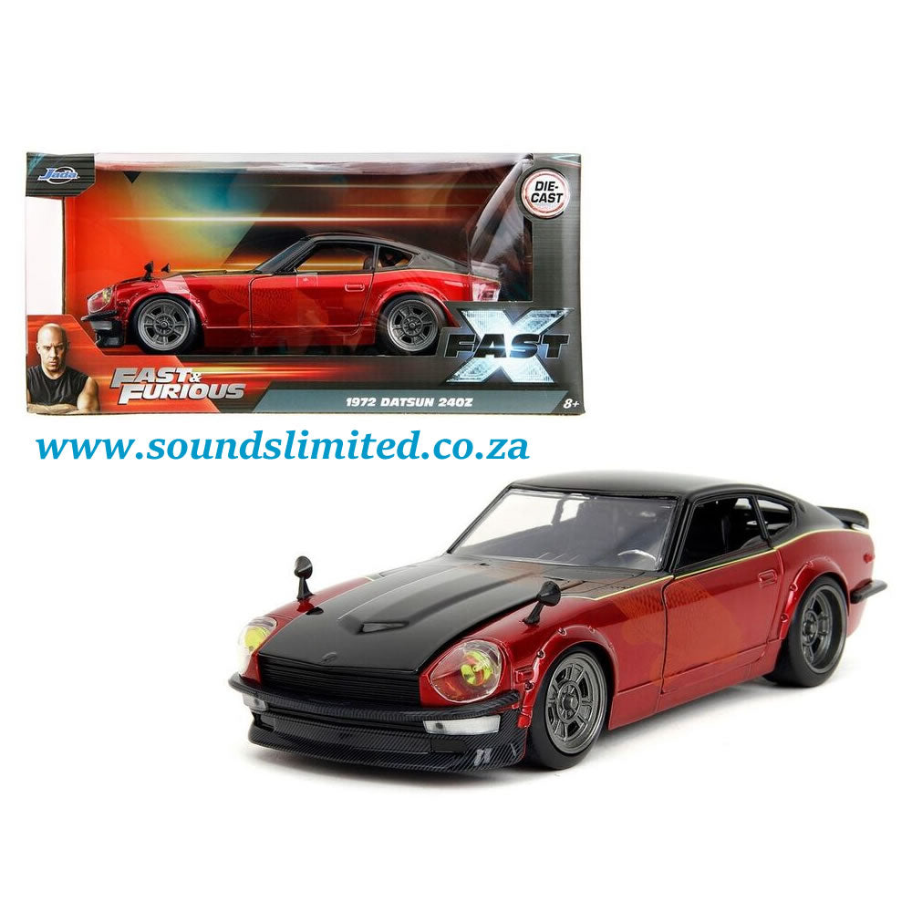 Jada 1/24 1972 Datsun 240Z Black & Red Fast X Fast and Furious - #34916