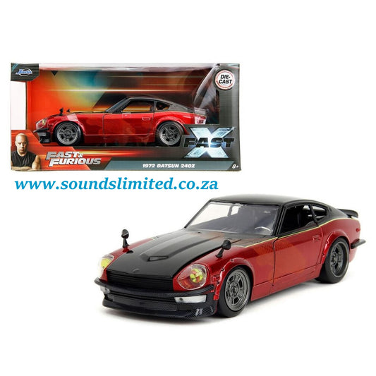 Jada 1/24 1972 Datsun 240Z Black & Red Fast X Fast and Furious - #34916
