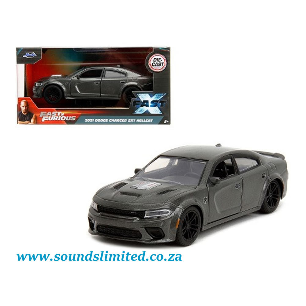 Jada 1/32 "Fast & Furious" 2021 Dodge Charger SRT Hellcat (Gray Metallic) - #34473