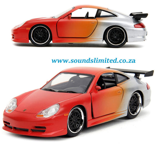 Jada Toys 1/32 Pink Slips Porsche 911 GT3 RS (Orange / Silver) #34663