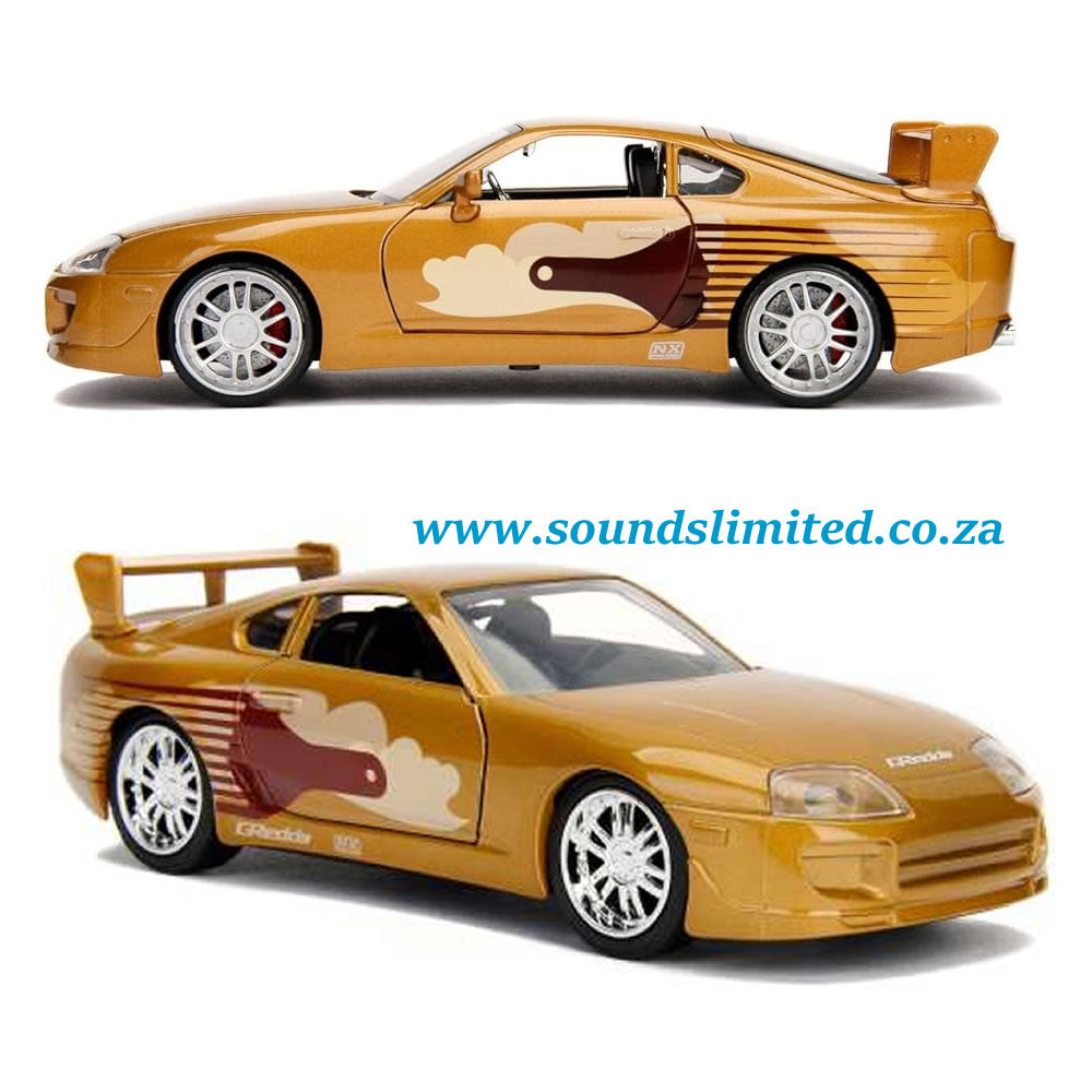 Jada 1/32 "Fast & Furious" Slap Jacks Toyota Supra Gold - #99542