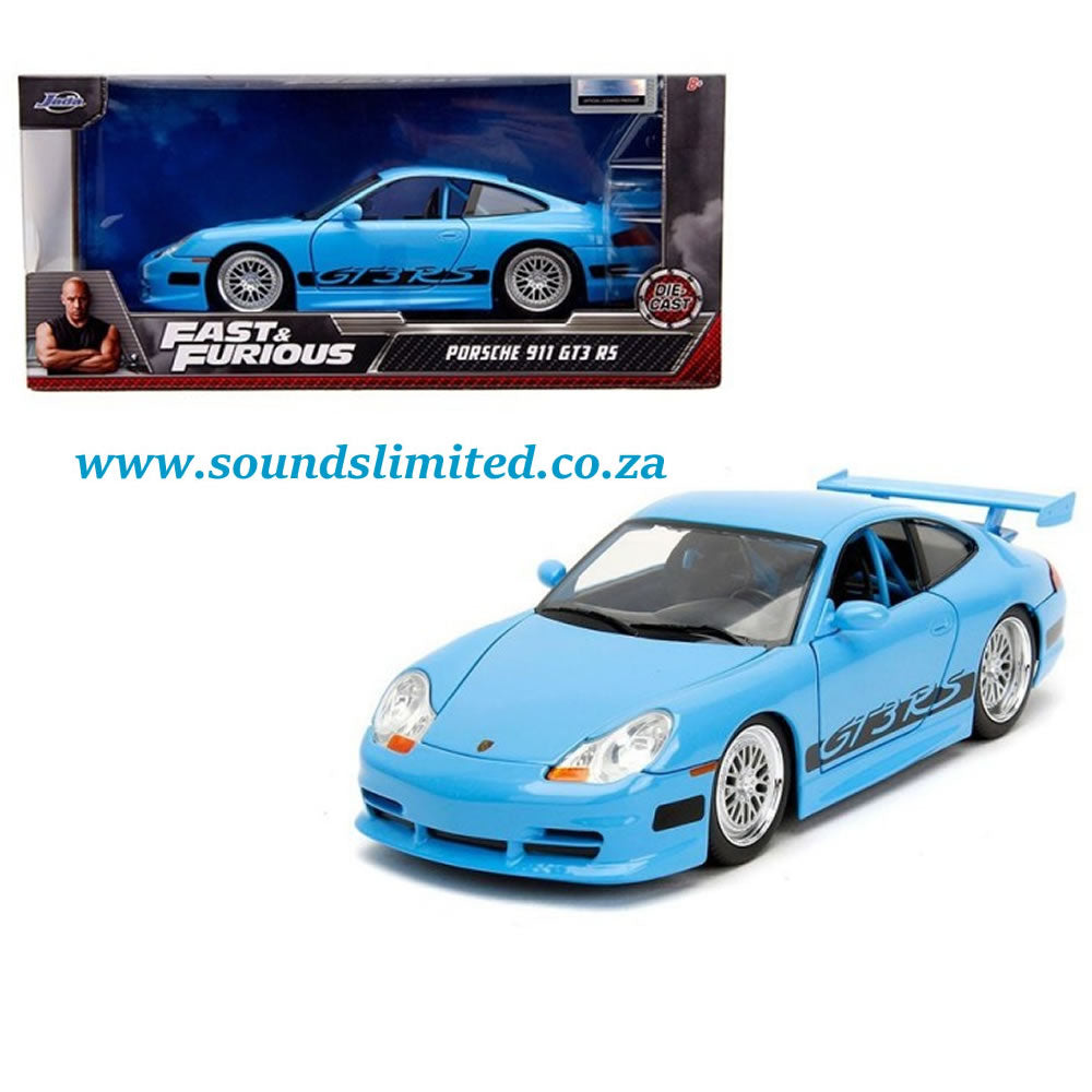 Jada 1/24 Fast and Furious Brians Porsche 911 GT3 RS - #33667