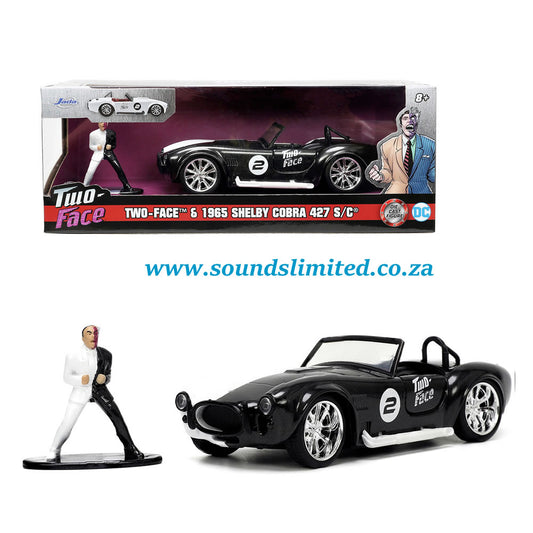 Jada Toys 1/32 DC Comics 1965 Shelby Cobra 427 S/C & Two-Face Figure #33091