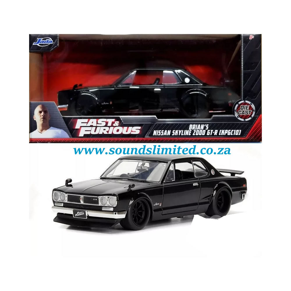 Jada 1/32 "Fast & Furious" Brian's Nissan Skyline 2000 GT-R (KPGC10) - #JD-2000