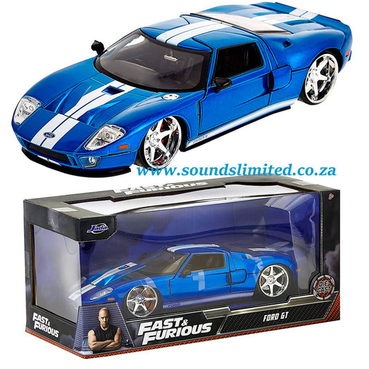Jada Toys 1/24 Fast and Furious Ford GT (GT40) Blue / White #97177
