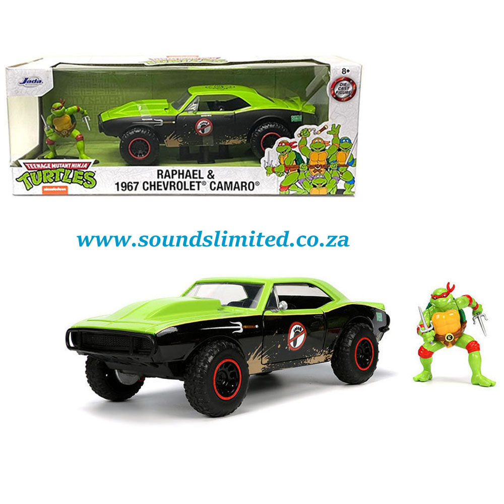 Jada Toys 1/24 Teenage Mutant Ninja Turtles 1967 Chevrolet Camaro #33386