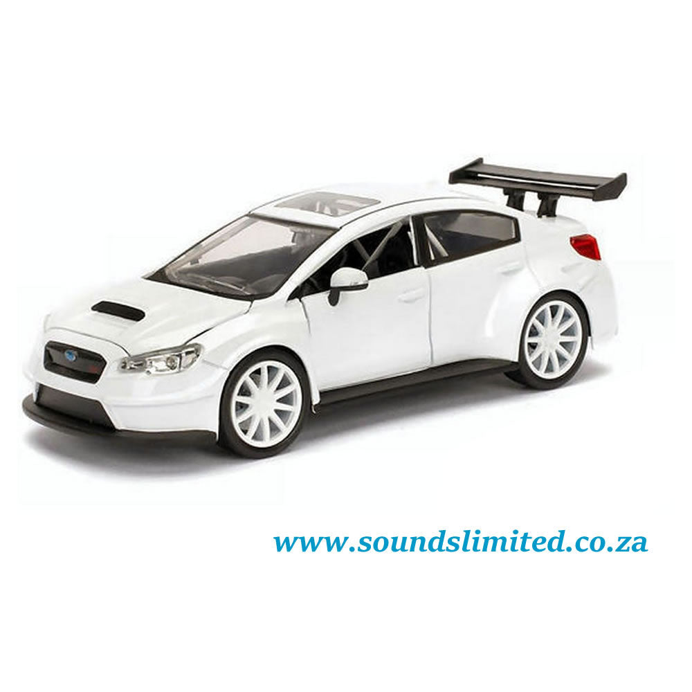 Jada Toys 1/24 Fast and Furious MR. Little Nobody Subaru WRX STi White #98296