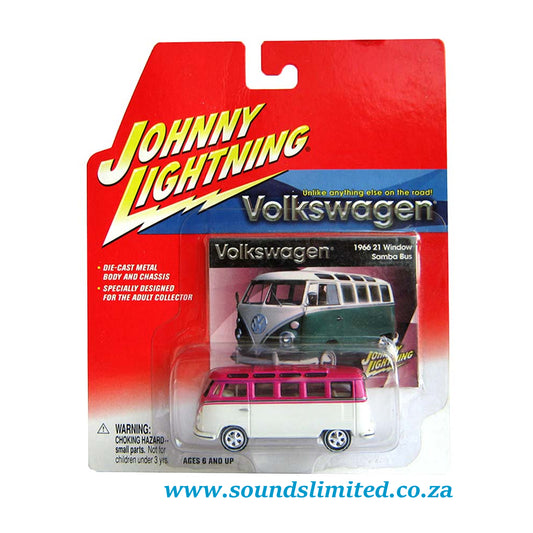 Johnny Lightning 1966 21 Window Samba Bus 1/64 359-02