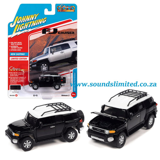 Johnny Lightning 2007 Toyota FJ Cruiser - Black Diamond 1:64 Scale JLCG030-B