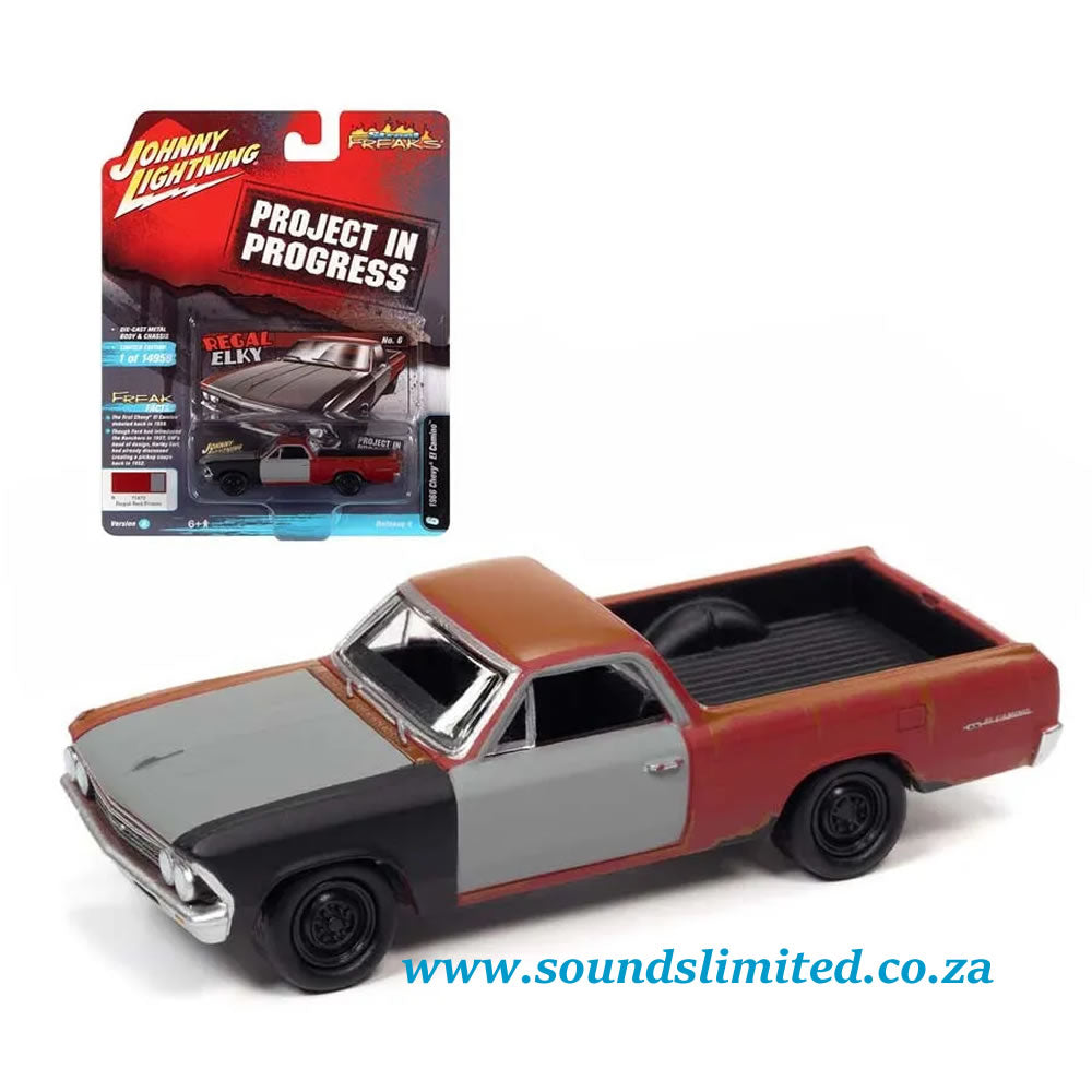 Johnny Lightning 1/64 Street Freaks 1966 Chevrolet El Camino Scale Diecast Regal Elky JLSF022-A