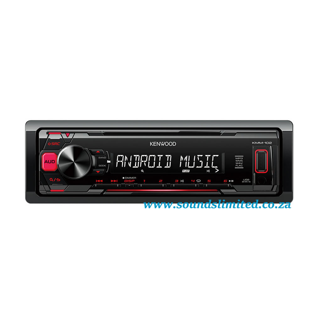 Kenwood KMM-102 -Android USB Receiver Including a remote control