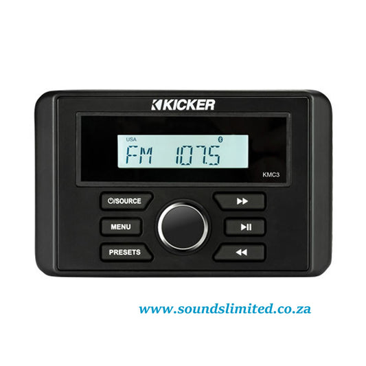 Kicker KMC3 Marine Media Center