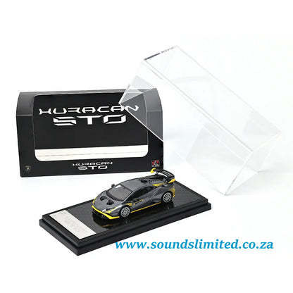 LCD Models Lamborghini Huracan STO Silver Grey 2025 APA xpo Special Package LCD64043-SG