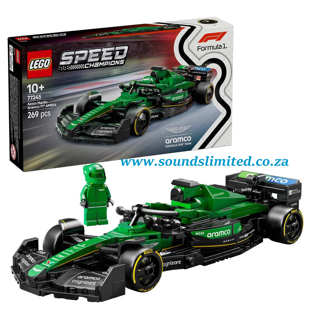 LEGO Speed Champions Aston Martin Aramco F1 AMR24 Race Car 77245