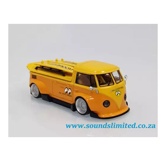 LMLF Volkswagen T1 Pickup Wide Body Sports 1/64 Mooneyes Livery Model Diecast