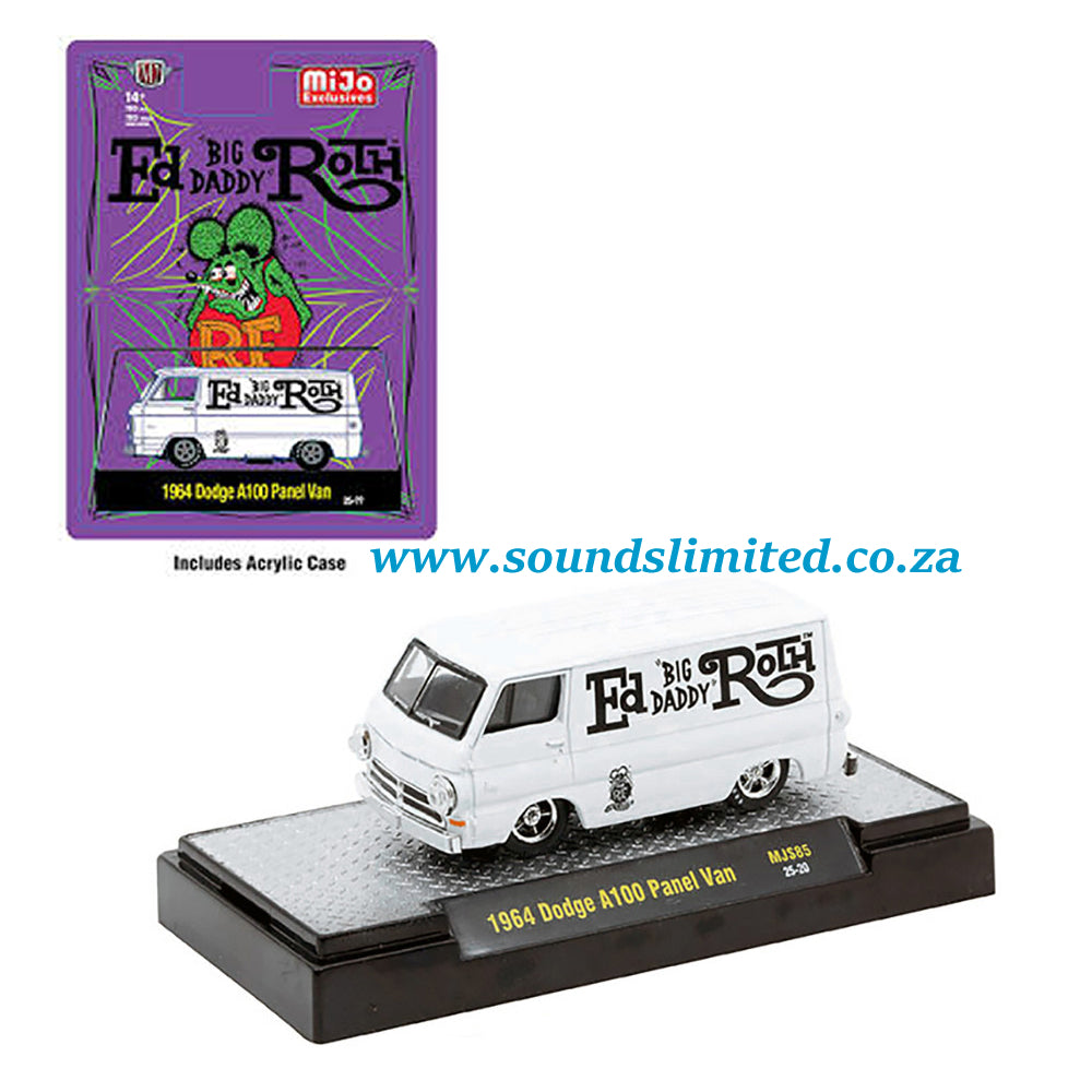 M2 Machines 1964 Dodge A100 Panel Van featuring a "Rat Fink" Ed Roth theme 31500-MJS85