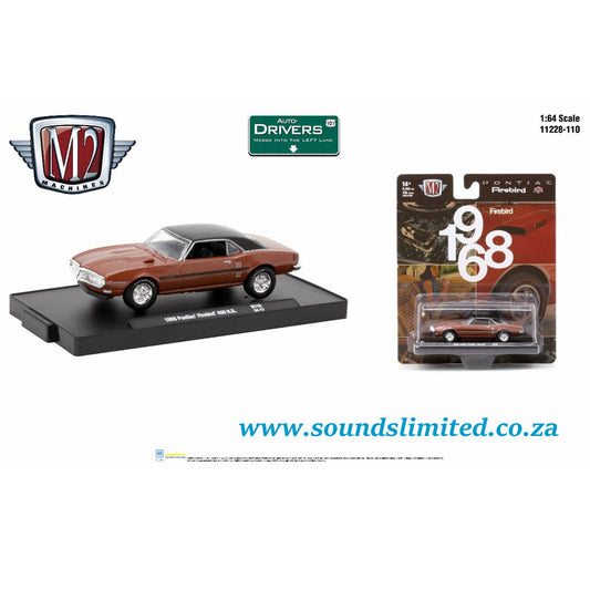 M2 Machines 1/64 Auto Drivers 11228 Limited Edition 1968 Pontiac Firebird 400 H.O.