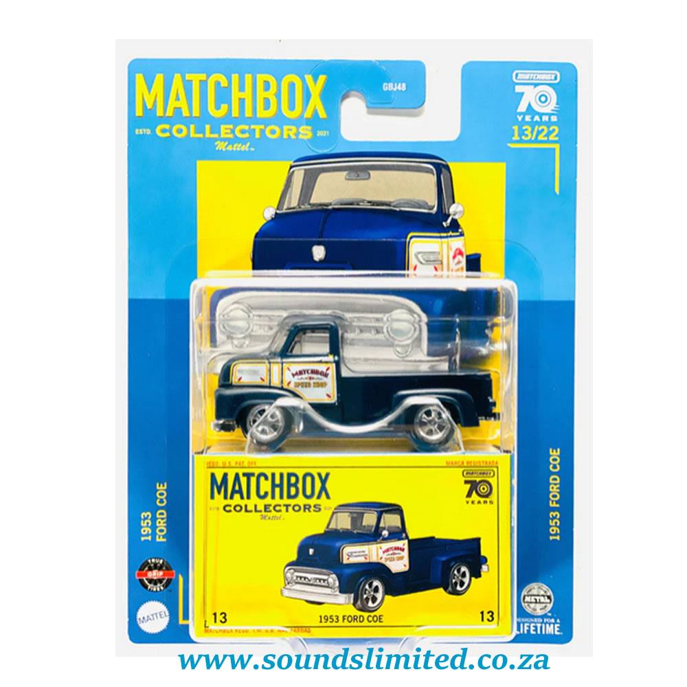 Matchbox Collectors #13 1953 Ford COE Blue HLJ55