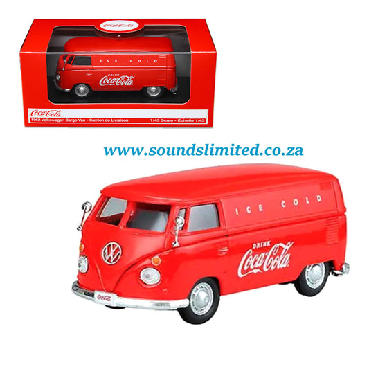 Motor City Classics MCC 1962 Volkswagen Cargo Van 1/43 Coca-Cola Diecast 430004