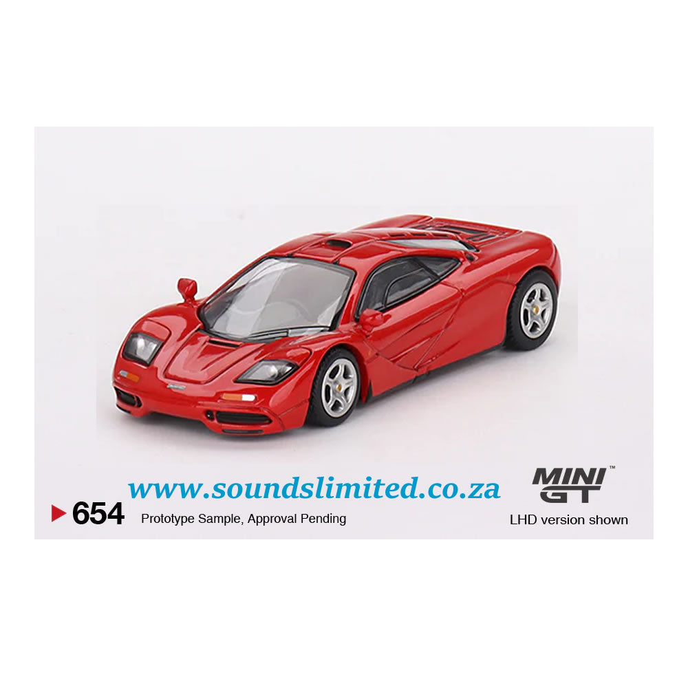 Mini GT #654 1/64 McLaren F1 Red (LHD)