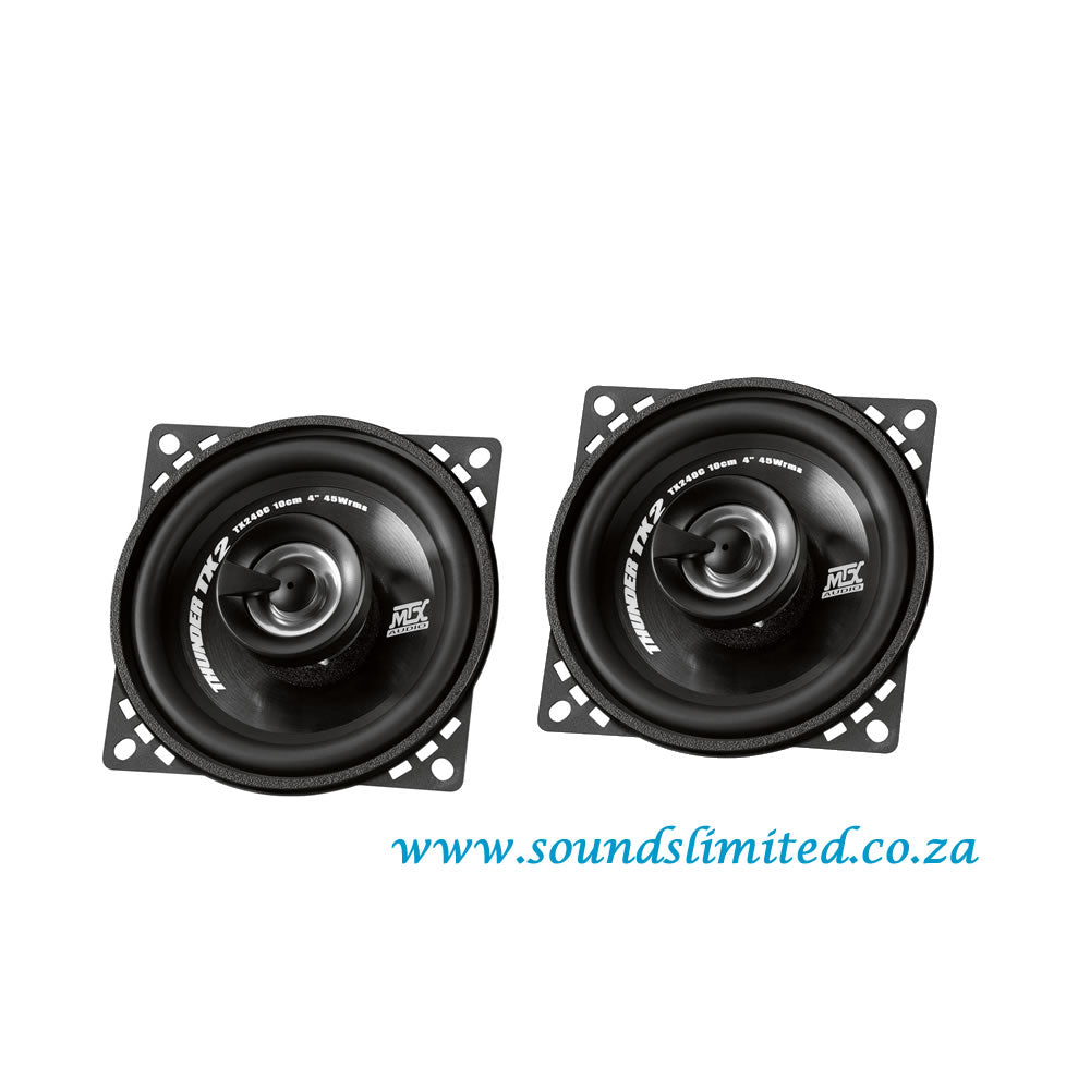 MTX TX240C - 4" 180W 45RMS 2-way coaxial speakers