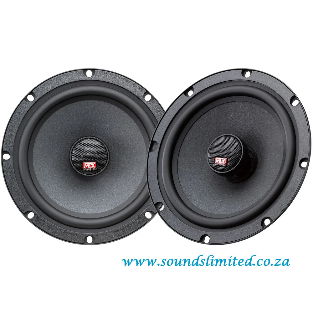 MTX TX465C 6.5“ 80 watts RMS 4Ω 555 watts 2-way speakers with 25mm tweeter