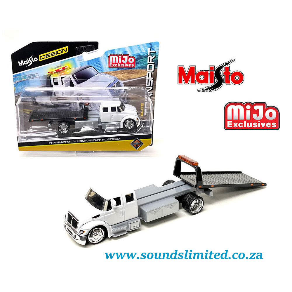 Maisto 1:64 International Durastar Flatbed Truck Mijo exclusive